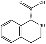 (R)-1,2,3,4-四氢异喹啉-1-羧酸 结构式