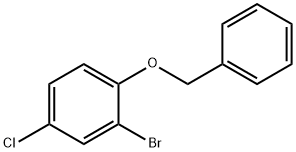 1-BENZYLOXY-2-BROMO-4-CHLOROBENZENE 结构式