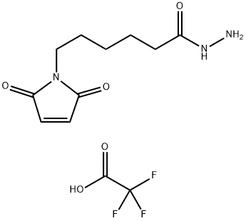 EPSILON-马来酰亚胺基己酰肼单(三氟乙酸)盐 结构式