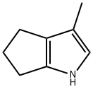 Cyclopenta[b]pyrrole, 1,4,5,6-tetrahydro-3-methyl- (9CI) 结构式