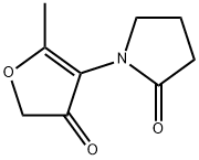 2-Pyrrolidinone,  1-(4,5-dihydro-2-methyl-4-oxo-3-furanyl)- 结构式