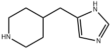 4-(1H-IMIDAZOL-4-YLMETHYL)-PIPERIDINE 结构式