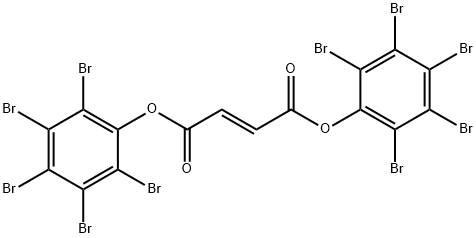 双(五溴苯基)富马酸盐 结构式