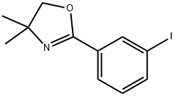 4,5-DIHYDRO-2-(3-IODOPHENYL)-4,4-DIMETHYLOXAZOLE 结构式