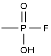 methylphosphonfluoridate 结构式