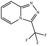 1,2,4-TRIAZOLO[4,3-A]PYRIDINE, 3-(TRIFLUOROMETHYL)- 结构式