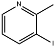 3-碘-2-甲基吡啶 结构式