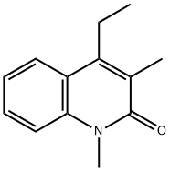 1,3-Dimethyl-4-ethyl-2(1H)-quinolinone 结构式