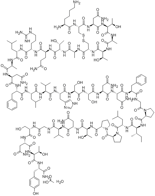 普兰林肽 结构式