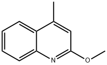 2-甲氧基-4-甲基喹啉 结构式