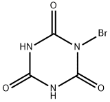 1-BROMO-1,3,5-TRIAZINE-2,4,6(1H,3H,5H)-TRIONE 结构式