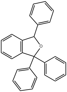 1,1,3-Triphenyl-1,3-dihydroisobenzofuran 结构式