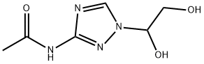 Acetamide,  N-[1-(1,2-dihydroxyethyl)-1H-1,2,4-triazol-3-yl]- 结构式