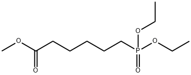 Methyl 6-(diethoxyphosphoryl)hexanoate 结构式