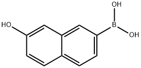 Boronic acid, (7-hydroxy-2-naphthalenyl)- (9CI) 结构式