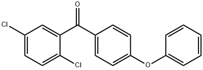 2,5-DICHLORO-4'-PHENOXYBENZOPHENONE 结构式