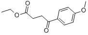 3-(4-甲氧基苯甲酰)丙酸乙酯 结构式