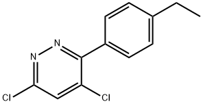 4,6-DICHLORO-3-(4-ETHYLPHENYL)-PYRIDAZINE 结构式