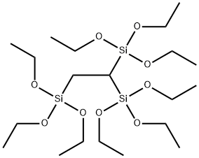 1,1,2-三(乙氧基甲硅烷基)乙烷 结构式