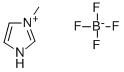 1-甲基咪唑四氟硼酸盐 结构式