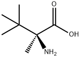 (S)-2-氨基-2,3,3-三甲基丁酸 结构式