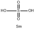 硫酸钐(III) 结构式