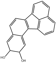 4,5-dihydro-4,5-dihydroxybenzo(j)fluoranthene 结构式