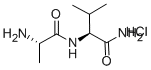 H-ALA-VAL-NH2 · HCL 结构式