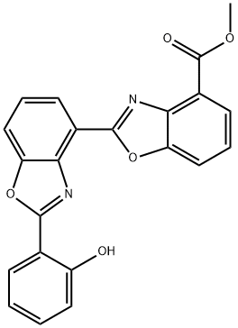 2'-(2-羟基苯基)-[2,4'-联苯并恶唑]-4-羧酸甲酯 结构式