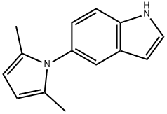 5-(2,5-二甲基-1H-吡咯-1-基)-1H-吲哚 结构式
