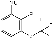 2-氯-3-(三氟甲氧基)苯胺 结构式