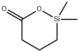 2,2-Dimethyl-1,2-oxasilinan-6-one 结构式