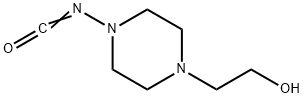 1-Piperazineethanol,4-isocyanato-(9CI) 结构式