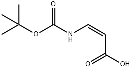 2-丙酸,3-[[(1,1-二甲基乙氧基)羰基]氨基]-,(Z)-(9CI) 结构式