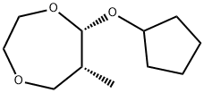 1,4-Dioxepane,5-(cyclopentyloxy)-6-methyl-,cis-(9CI) 结构式