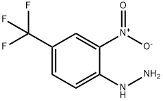 2-硝基-4-(三氟甲基)苯肼 结构式