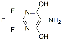 5-AMINO-2-(TRIFLUOROMETHYL)PYRIMIDINE-4,6-DIOL 结构式