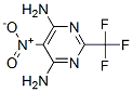 5-NITRO-2-(TRIFLUOROMETHYL)PYRIMIDINE-4,6-DIAMINE 结构式