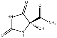 4-Imidazolidinecarboxamide,4-hydroxy-2,5-dioxo-,(S)-(9CI) 结构式