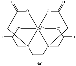 乙二胺四乙酸二钠钴盐水合物 结构式