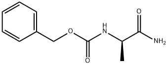N-苄氧羰基-D-丙氨酰胺 结构式