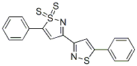 5,5'-diphenyl-3,3'-diisothiazole disulfide 结构式