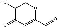2H-Pyran-6-carboxaldehyde, 3,4-dihydro-3-hydroxy-4-oxo- (9CI) 结构式
