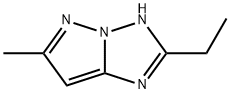 3H-Pyrazolo[1,5-b][1,2,4]triazole,  2-ethyl-6-methyl- 结构式