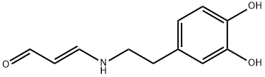 2-Propenal, 3-[[2-(3,4-dihydroxyphenyl)ethyl]amino]-, (E)- (9CI) 结构式