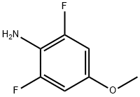 2,6-二氟-4-甲氧苯胺 结构式