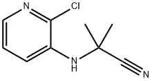 2-(2-Chloro-pyridin-3-ylamino)-2-methyl-propionitrile 结构式