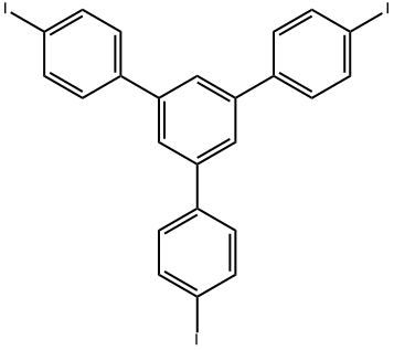 1,3,5-三(4-碘苯基)苯 结构式