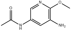 Acetamide,  N-(5-amino-6-methoxy-3-pyridinyl)- 结构式