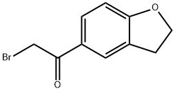 2-溴-1-(2,3-二氢-1-苯并呋喃-5-基)乙酮 结构式